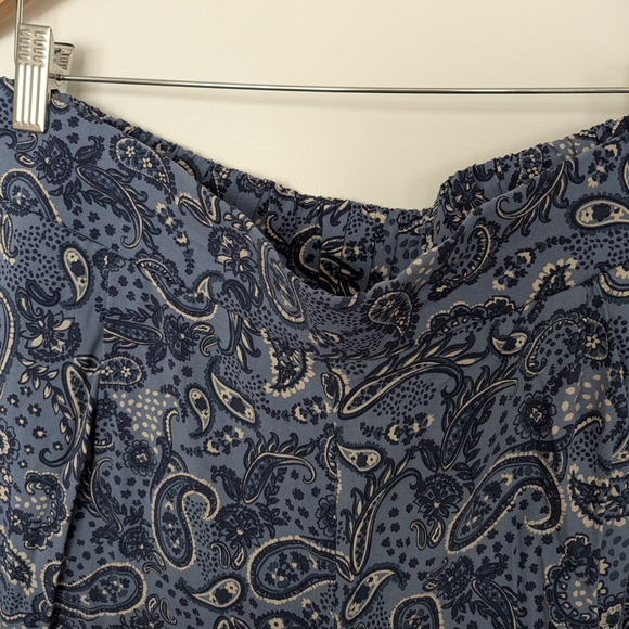 Blue Paisley Women's Jumpsuit - Picture 3 of 7